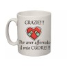 tazza 8x10 ceramica scritta grazie per aver afferrato il mio cuore san valentino