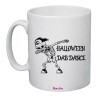 tazza 8x10 ceramica scritta halloween dab dance scheletro regalo uomo donna
