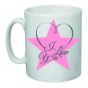 tazza 8x10 ceramica scritta i love you stella rosa idea regalo san valentino
