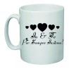 tazza 8x10 ceramica scritta io e te per sempre insieme idea regalo san valentino