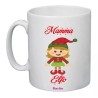 tazza 8x10 ceramica scritta mamma elfo regalo idea festa natale famiglia
