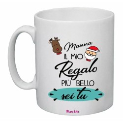 tazza 8x10 ceramica scritta mamma il mio regalo piu bello sei tu natale festa