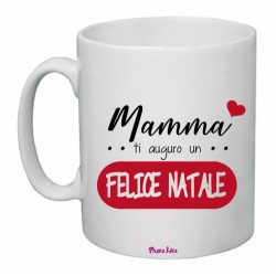 tazza 8x10 ceramica scritta mamma ti auguro un felice natale regalo festa figli