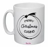 tazza 8x10 ceramica scritta merry christmas cugino natale feste regalo natale