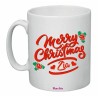 tazza 8x10 ceramica scritta merry christmas zia buon feste regalo nipote natale
