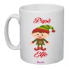 tazza 8x10 ceramica scritta papa' elfo regalo idea festa natale famiglia