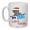 tazza 8x10 cm ceramica scritta hey zia felice natale regalo nipoti
