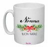 tazza 8x10 cm ceramica scritta nonna buon natale regalo feste