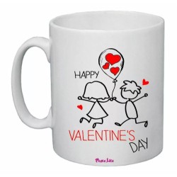 tazza 8x10 scritta happy festa innamorati regalo uomo donna cuore