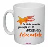 tazza 8x10 scritta la stella cometa piu bella sei tu amore mio natale regalo