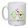 tazza 8x10 scritta tu mi completi festa innamorati regalo uomo donna cuore