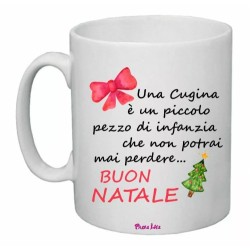 tazza 8x10 scritta una cugina e un piccolo pezzo di infanzia natale regalo