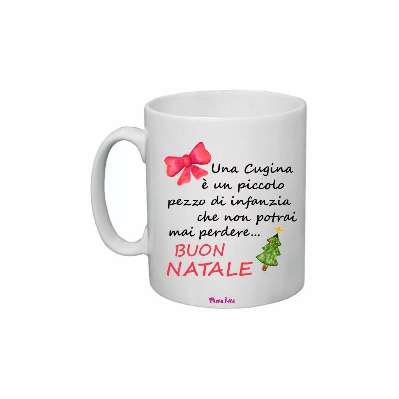 tazza 8x10 scritta una cugina e un piccolo pezzo di infanzia natale regalo