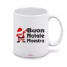 tazza ceramica scritta buon natale maestra regalo idea festa merry christmas
