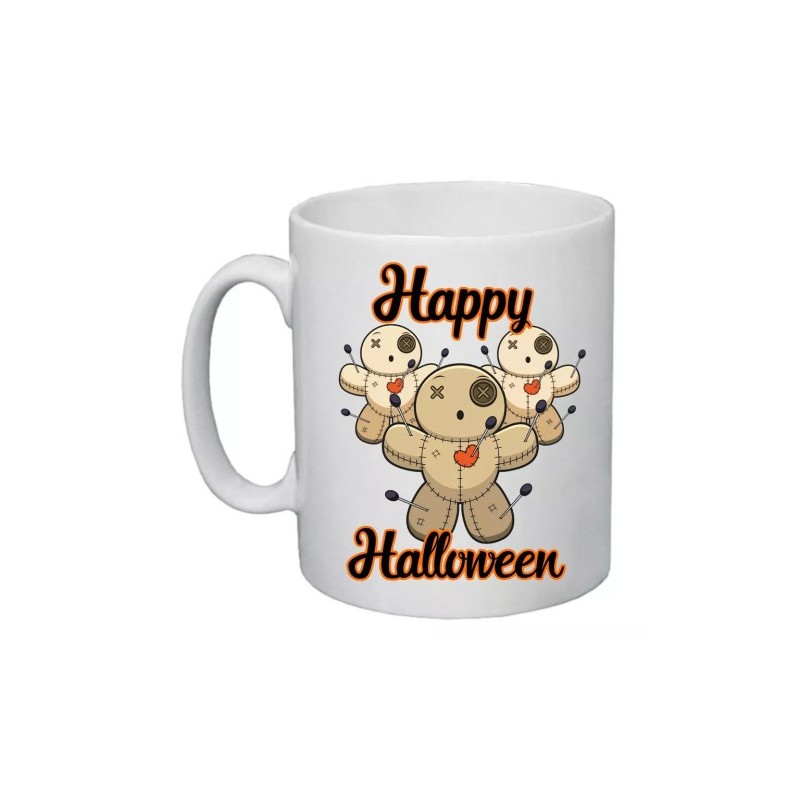 tazza mug 8x10 cm scritta happy halloween idea regalo scherzo