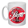 tazza mug 8x10 cm scritta il piu frizzante papa' festa idea regalo compleanno