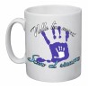 tazza mug 8x10 cm scritta nelle tue mani sono al sicuro papa' festa compleanno