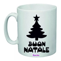 tazza mug 8x10 disegno albero natale scritta buon natale idea regalo