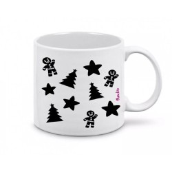 tazza mug 8x10 disegno albero stelle idea regalo natale