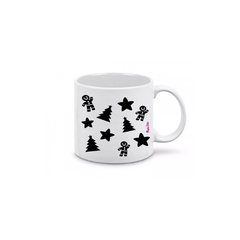 tazza mug 8x10 disegno albero stelle idea regalo natale