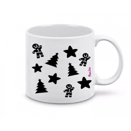 tazza mug 8x10 disegno albero stelle idea regalo natale