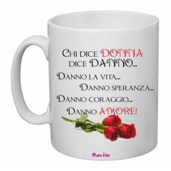 tazza mug 8x10 scritta donna amore idea regalo festa della donna rose