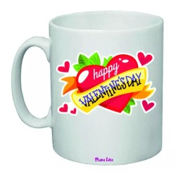 tazza mug 8x10 scritta happy valentine's day idea regalo san valentino cuori