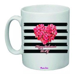 tazza mug 8x10 scritta happy valentine's day idea regalo valentino amore cuore