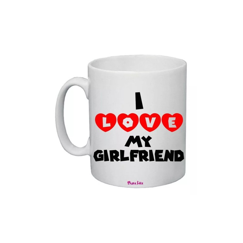 tazza mug 8x10 scritta i love my girlfriend regalo san valentino uomo donna