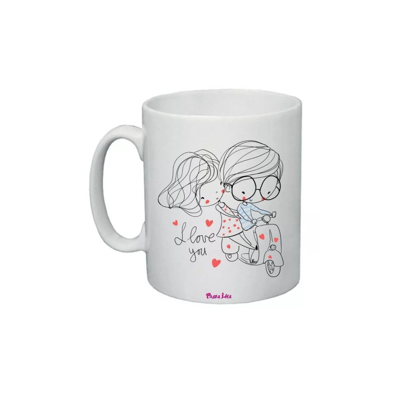 tazza mug 8x10 scritta i love you amore festa innamorati regalo uomo donna