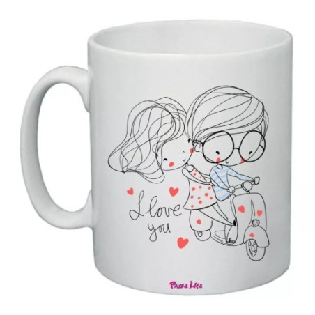 tazza mug 8x10 scritta i love you amore festa innamorati regalo uomo donna
