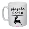 tazza mug 8x10 scritta natale 2018 idea regalo natale