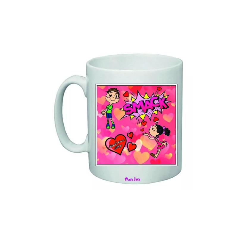 tazza mug 8x10 scritta smack idea regalo san valentino amore cuore uomo donna