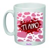 tazza mug 8x10 scritta ti amo cuori idea regalo san valentino amore uomo donna