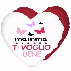 cuscino cuore scritta mamma ti voglio bene idea regalo festa figli madre