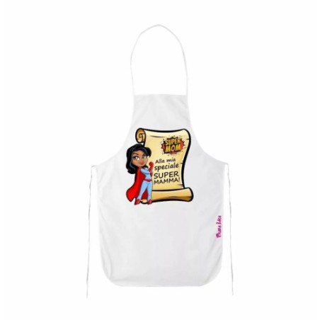 grembiule bianco cucina scritta alla mia speciale mamma regalo festa compleanno