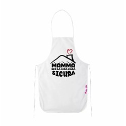 grembiule cucina scritta mamma sei la mia casa sicura regalo festa compleanno