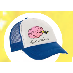 cappello cappellino visiera  scritta flash memory