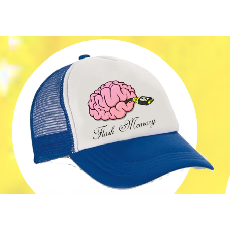 cappello cappellino visiera  scritta flash memory