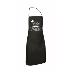 grembiule nero cucina scritta sei la migliore mamma del mondo regalo festa figli