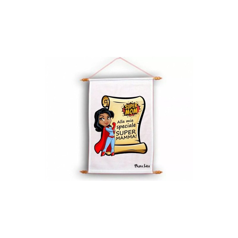 locandina parete 30x45 scritta alla mia speciale super mamma regalo festa