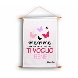 locandina parete 30x45 scritta mamma ti voglio bene regalo festa compleanno
