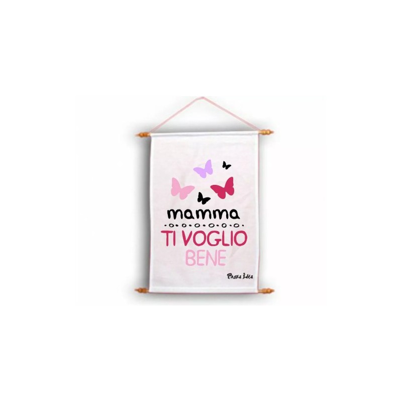 locandina parete 30x45 scritta mamma ti voglio bene regalo festa compleanno