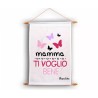 locandina parete 30x45 scritta mamma ti voglio bene regalo festa compleanno