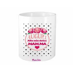 portapenne 8x10 scritta auguri alla mia dolce mamma regalo compleanno festa