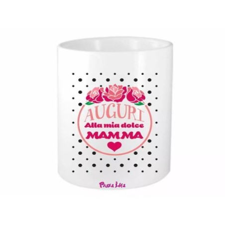 portapenne 8x10 scritta auguri alla mia dolce mamma regalo compleanno festa