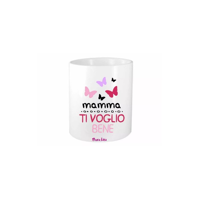 portapenne 8x10 scritta mamma ti voglio bene regalo compleanno festa
