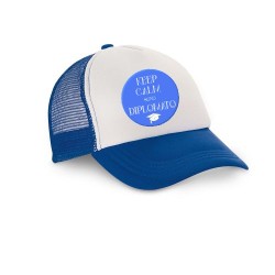 cappello cappellino visiera  scritta keep calm sono diplomato