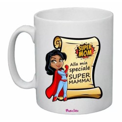 tazza mug 8x10 scritta alla mia speciale super mamma idea regalo festa figli