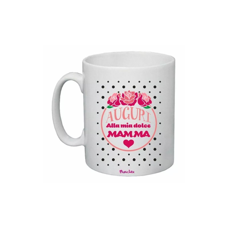 tazza mug 8x10 scritta auguri alla mia dolce mamma idea regalo festa figli